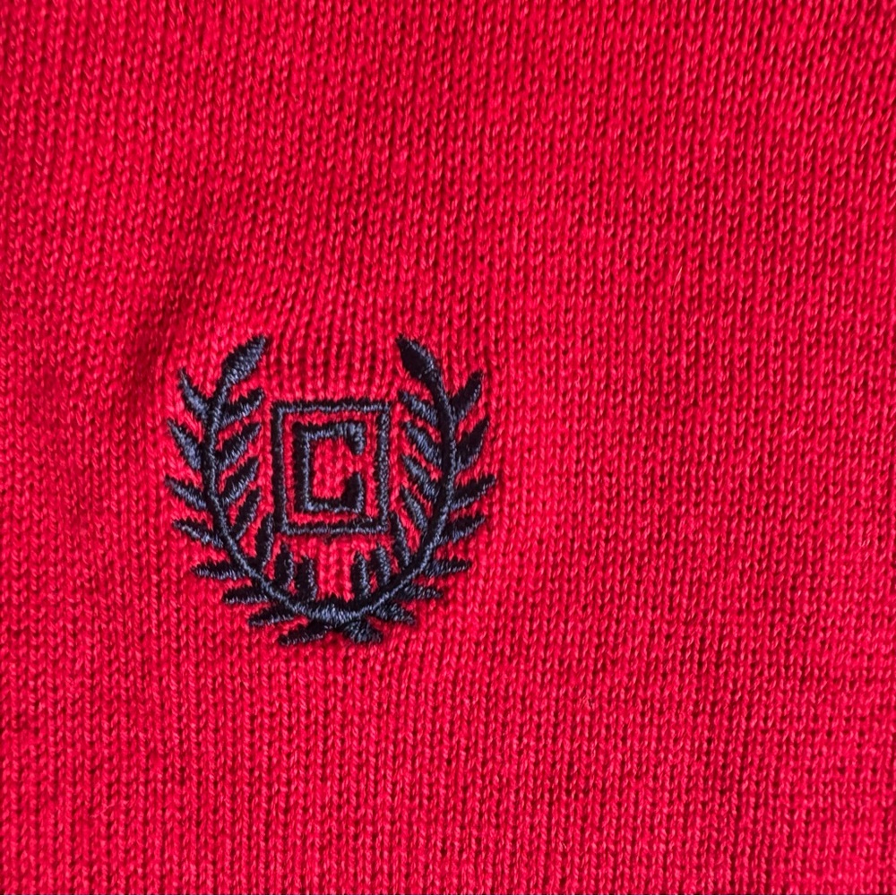Chaps Red V-Neck Sweater Vest Men’s Size Medium Excellent condition - Picture 5 of 6